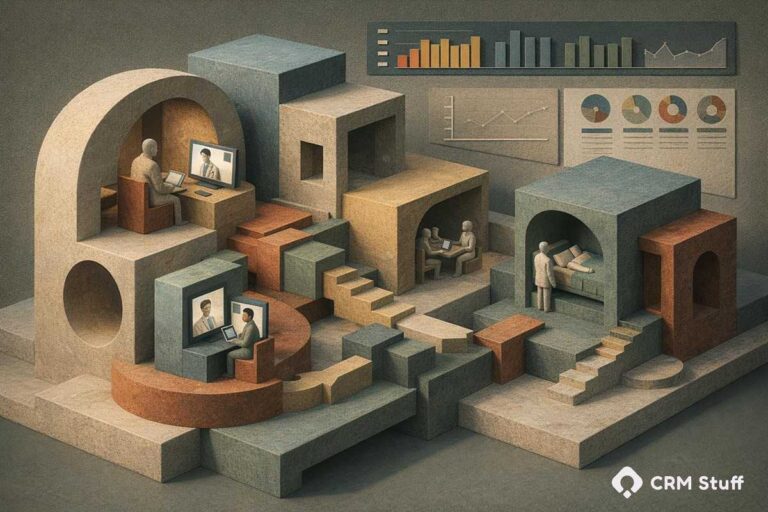 Patient journey metrics dashboard in healthcare CRM